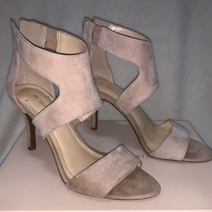 BCBGeneration Nude Cut Out Heels